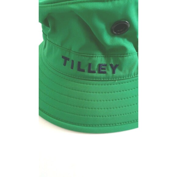 Tilley Golf Collection Bucket Hat Green Size Medium Outdoors Rain Resistant New - Picture 7 of 14